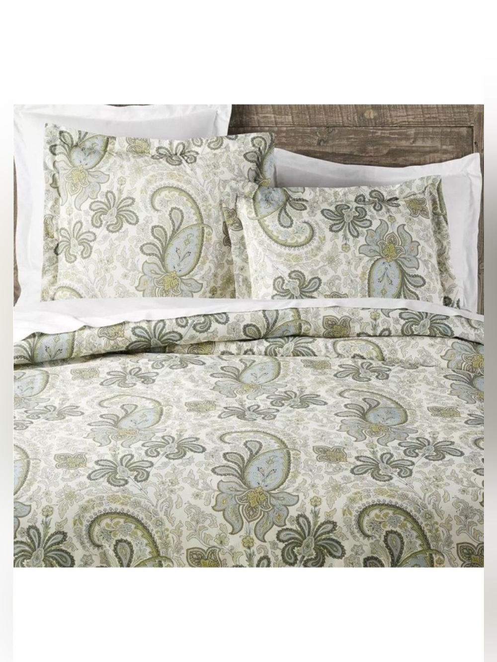 Pottery Barn Charlie Paisley king Duvet Cover set & 2 king shams cottage core